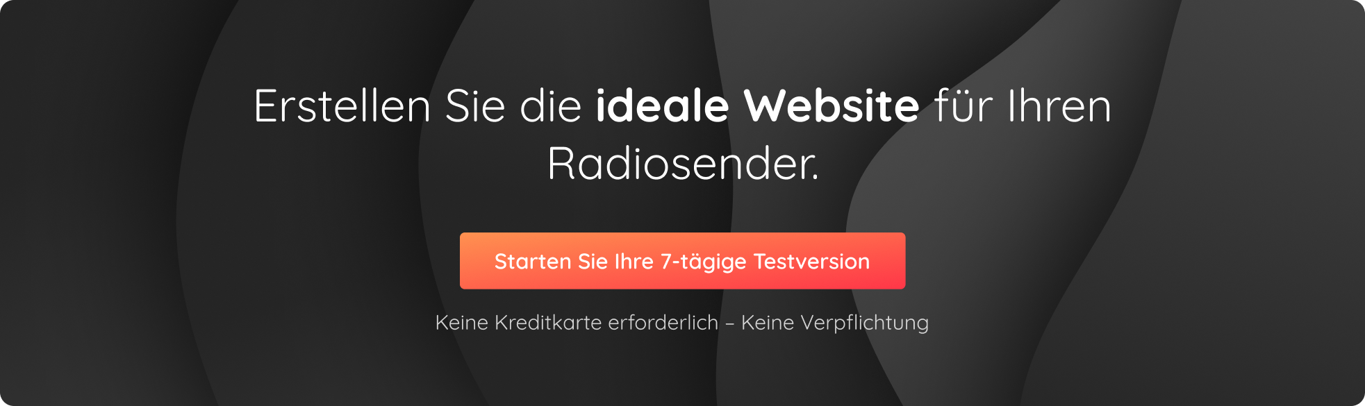 Erstellen Sie eine radiosender-website mit RadioKing