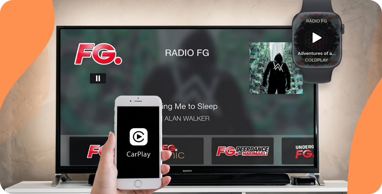 application radio plateforme d'écoute