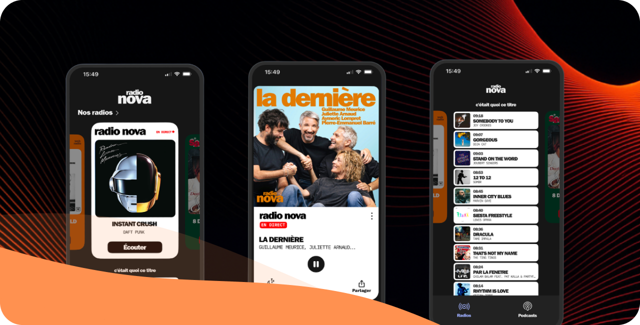 RadioKing Pro Solutions custom radio app design